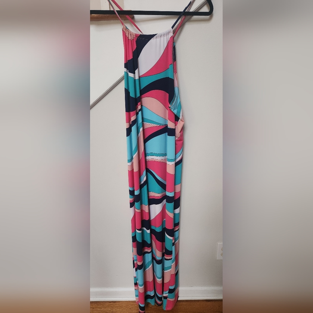 Trina Turk Multicolor Maxi Dress large